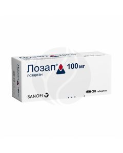 Lozap tablets p / o 100mg, No. 30 | Buy Online