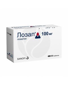 Lozap tablets p / o 100mg, No. 90 | Buy Online