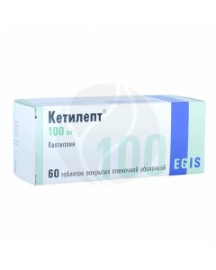 Ketilept tablets p / o 100mg, No. 60 | Buy Online