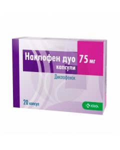 Naklofen Duo capsules 75mg, No. 20 | Buy Online