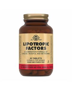 Solgar Lipotropic factor tablets dietary supplements, No. 50 | Buy Online