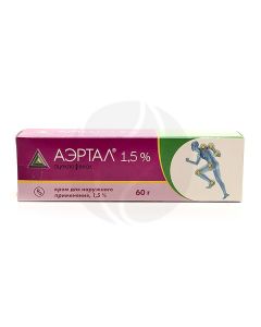 Aertal cream 1.5%, 60 g | Buy Online