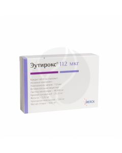 Eutirox tablets 112mkg, No. 100 | Buy Online