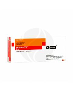 Nebivator tablets 5mg, No. 28 | Buy Online