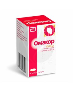 Omacor capsules 1000mg, No. 28 | Buy Online