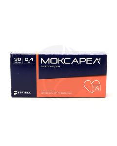 Moxarel tablets 0.4mg, No. 30 | Buy Online