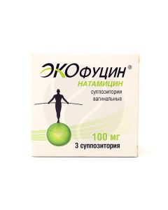 Ekofucin vaginal suppositories 100mg, No. 3 | Buy Online