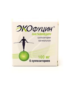 Ekofucin vaginal suppositories 100mg, No. 6 | Buy Online