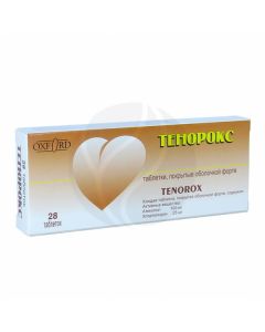 Tenorox tablets 100mg + 25mg, No. 28 | Buy Online