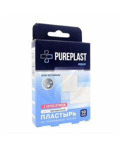 Pureplast Aqua bactericidal plaster on a polymer base, No. 10 | Buy Online