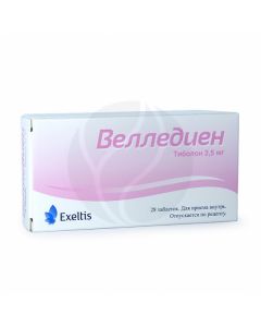 Velledien tablets 2,5mg, no. 28 | Buy Online