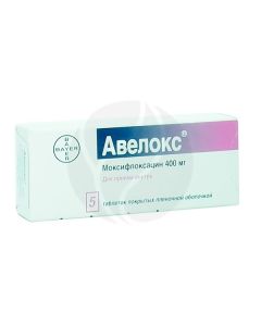 Avelox tablets 400mg, No. 5 | Buy Online