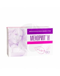 Menoril Plus capsules of dietary supplements, No. 60 | Buy Online