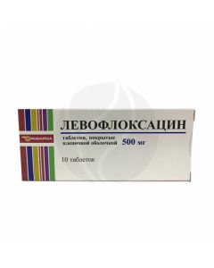 Levofloxacin tablets 500mg, No. 10 | Buy Online