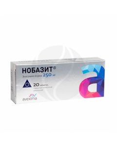 Nobazit tablets 250mg, No. 20 | Buy Online