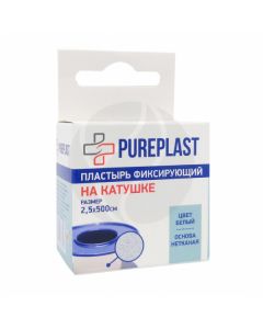 Pureplast fixing plaster on a non-woven base, 2.5 * 500cm | Buy Online