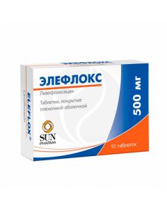 Eleflox tablets 500mg, No. 10 | Buy Online