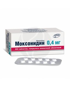 Moxonidine tablets 0.4mg, No. 30 | Buy Online