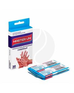 Master Uni bactericidal plaster non-woven base family, No. 20 | Buy Online