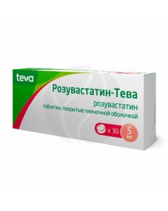 Rosuvastatin tablets 5mg, # 30 | Buy Online