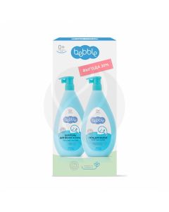 BEBBLE baby set shampoo for hair and body + washing gel, 400ml + 400ml | Buy Online