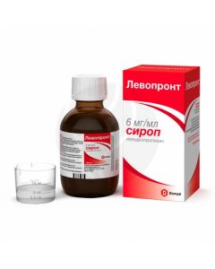 Levopront syrup 6mg / ml, 120ml | Buy Online