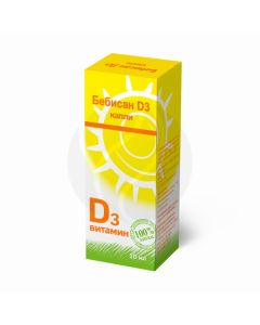 Bebisan D3 drops for oral administration of dietary supplements, 10ml | Buy Online