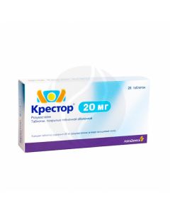 Crestor tablets 20mg, No. 28 | Buy Online