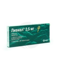 Livial tablets 2.5mg, No. 28 | Buy Online