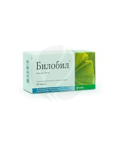 Bilobil capsules 40mg, No. 60 | Buy Online