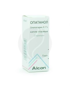 Opatanol drops 0.1%, 5 ml | Buy Online