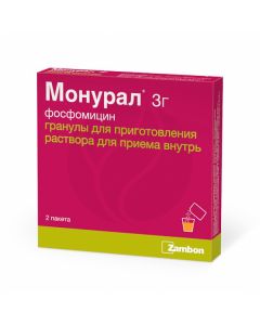Monural granules for preparation of oral solution 3g, No. 2 | Buy Online