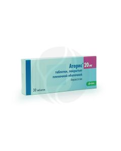 Atoris tablets p / o 20mg, No. 30 | Buy Online