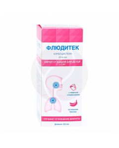 Fluditek syrup for children 2%, 125ml | Buy Online