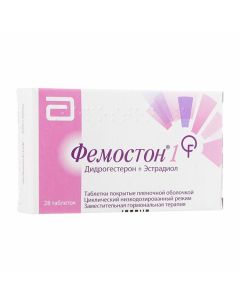 Buy cheap Dydroge steron, Estradiol | Femoston 1 tablet is covered.pl.ob. 28 pcs. online www.pharm-pills.com