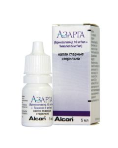 Buy cheap Brinzolamide, Timolol | Azarga eye drops, 5 ml online www.pharm-pills.com