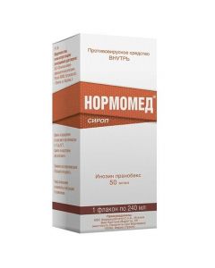 Buy cheap Inosine Pranobex | Normomed syrup 50 mg / ml 240 ml online www.pharm-pills.com