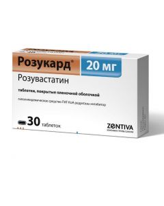 Buy cheap Rosuvastatin | Rosucard tablets are covered.pl.ob. 20 mg 30 pcs online www.pharm-pills.com