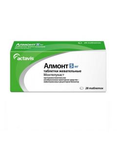 Buy cheap montelukast | Almont chewable tablets 5 mg 28 pcs. online www.pharm-pills.com