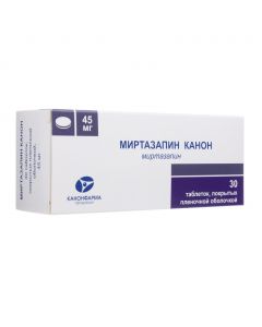 Buy cheap mirtazapine | Mirtazapine Canon tablets coated.pl.ob. 45 mg 30 pcs. online www.pharm-pills.com