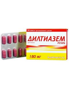 Buy cheap diltiazem | Diltiazem retard capsules prolong. d 180 mg 30 pcs. online www.pharm-pills.com