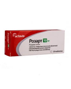 Buy cheap rosuvastatin | Rosart tablets are coated. 20 mg 30 pcs. online www.pharm-pills.com