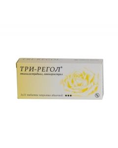 Buy cheap Etinylestradiol, Levonorgestrel | Tri-regol tablets, 63 pcs. online www.pharm-pills.com