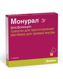 Buy cheap fosfomycin | Monural granules for solution for oral administration 3 g sachets 2 pcs. online www.pharm-pills.com