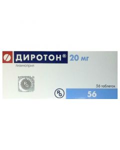 Buy cheap lisinopril | Diroton tablets 20 mg, 56 pcs. online www.pharm-pills.com