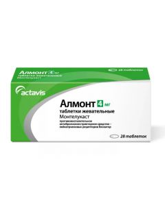 Buy cheap montelukast | Almont chewable tablets 4 mg 28 pcs. online www.pharm-pills.com