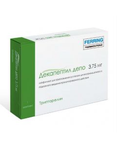 Buy cheap Tryptorelyn | Dekapeptil depot lyoph. d / preparation. susp. for v / m and s / c input. prolong. action 3.75 mg syringe 1 pc. online www.pharm-pills.com