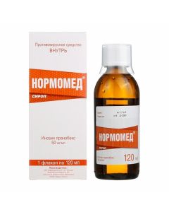 Buy cheap Inosine Pranobex | Normomed syrup 50 mg / ml 120 ml online www.pharm-pills.com