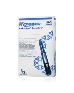 Buy cheap insulin degludek, Insulin aspart | Ryzodeg FlexTouch solution for p / leather. enter 100 units / ml cartridge 3 ml 5 pcs. in the syringe pen online www.pharm-pills.com