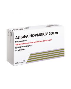 Buy cheap Ryfaksymyn | Alpha Normix tablets coated. 200 mg 12 pcs. online www.pharm-pills.com